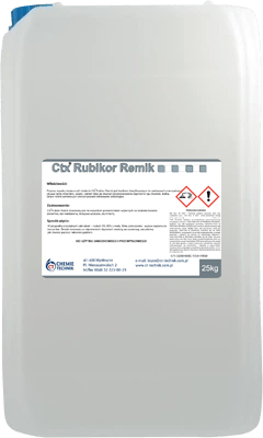 CTx® Rubikor Remik Kwasowy koncentrat trawiąco-myjący